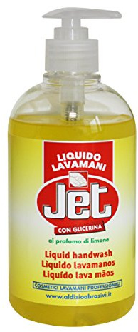 Aldizio Abrasivi Gel Lavamani al Limone Made in Italy Confezione ML 500 Professionale Confezione da 15 flaconi