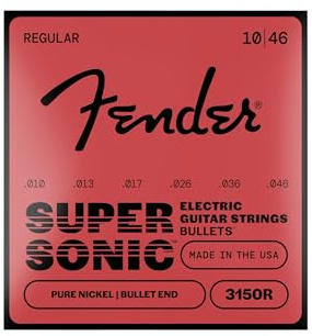 Fender Original Bullet™ 3150R Saiten für E-Gitarre, Reinnickel, Stärke .010-.046