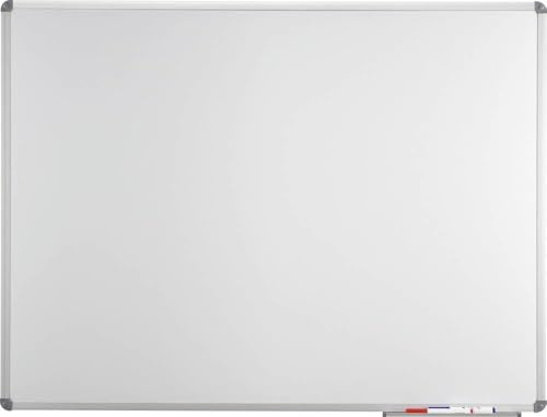 MAUL MAULstandard Pizarra Blanca 30x45 cm, Pizarra magnética de Aluminio con Superficie esmaltada, borrado en seco, Incluye Bandeja de Almacenamiento para rotulador, en Formato Horizontal y
