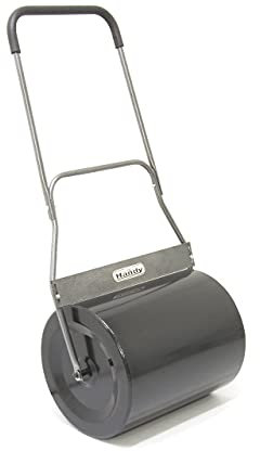 The Handy THGR Push or Pull Behind Steel Lawn Roller with Scraper 48cm Drum Width - 2 Year Guarantee