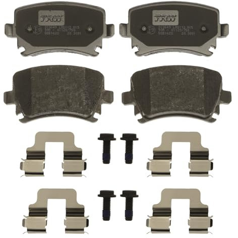 TRW GDB1622 Pastillas de Freno Juego de 4 para Seat Leon II (1P1) 2005-2013 Eje Trasero y Otros Vehículos