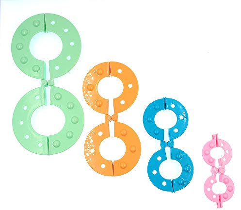 RayLineDoÃ‚® 4-Size Pom-Pom Pompom Maker Fluff Ball Weaver DIY Knitting Craft Tool Kit - Random Color by RayLineDo