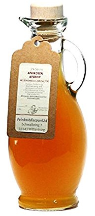 Aprikosen Aperitif Weißweinessig | 3% Säure | Spezialität | 500ml | in einer formschönen Essig Flasche