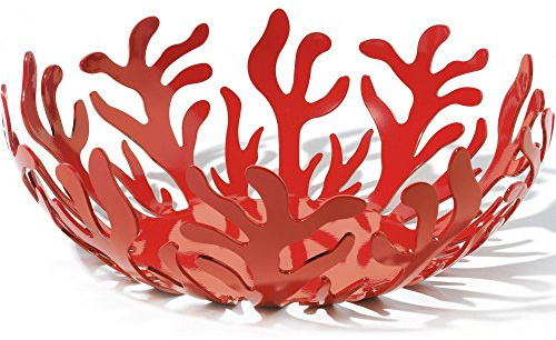 Alessi ESI01/29 MEDITERRANEO OBSTSCHALE Ø 29 cm, H 10,8 cm rot