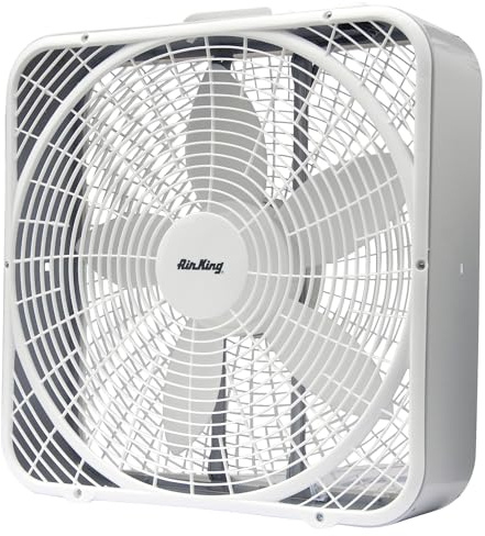 Air King 9723 20-Inch 3-Speed Box Fan , White