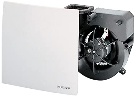 MAICO Original ER 100 I Ventilatoren Einsatz für Bad, Küche, Mehrfamilienhaus, etc. Art. Nr. 0084.0135, Abdeckung u. Filter Einbau in Unterputzgehäuse, Ein/Aus durch Intervallsteuerung,