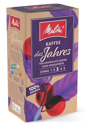 Melitta Café Filtre 500 G, Moulu, en Poudre pour Machines à Café, 100 pour Cent Arabica, Torréfaction Moyenne, Torréfié en Allemagne