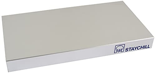 SARO STAY COOL Placa refrigerante para catering, GN 1/3, con acumuladores de frío, exterior de aluminio, interior de EPS, enfría por debajo de +8 °C hasta 3 horas, para uso dentro y fuera
