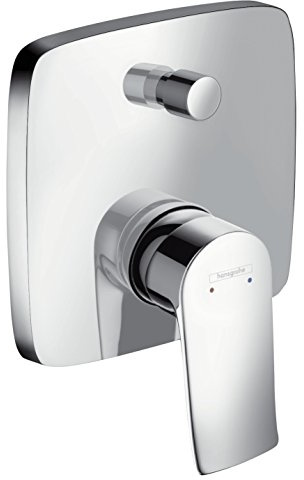 hansgrohe Metris Unterputz Wannenarmatur, für 2 Funktionen, Chrom