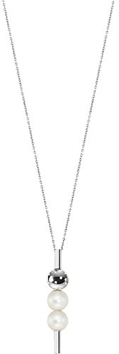 MORELLATO dam-Collier LUNAE kollektion naturpärlor rostfritt stål 45 cm – SADX08