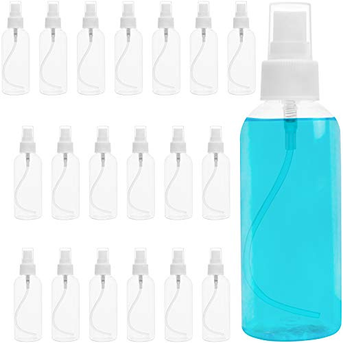 BELLE VOUS Zerstäuber Flasche Leer 80ml Sprühflasche Atomiser (20 Stk) – Flakons Feine Parfümzerstäuber mit Deckel – Sprayflasche Nachfüllbar Auslaufsicher für Öl, Parfüm, Wasser, Reisegröße