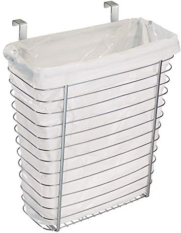 iDesign 56770EU Axis Aufbewahrungs-/Papier Korb zum Hängen über den Schrank, Chrom