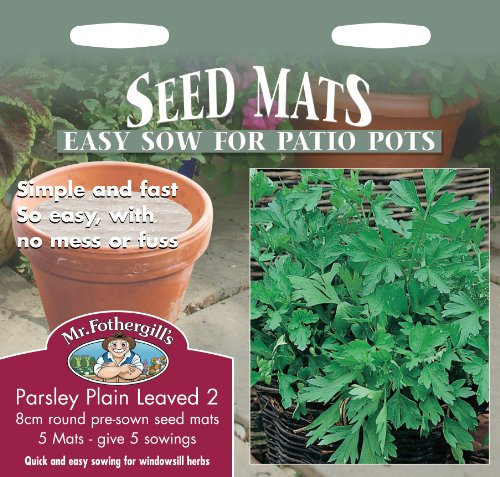 Mr Fothergill's 19696 Herb Seeds, MAT Parsley Plain Leaved