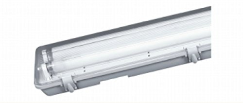 Plafoniera IP65 Doppia Per Neon 120 cm LED Stagna Impermeabile Esterno Tubo T8 Lampada