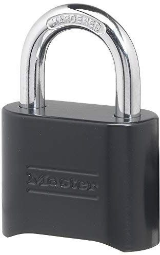 Master Lock 178D Set Your Own Combination Lock, Black, 1 Pack