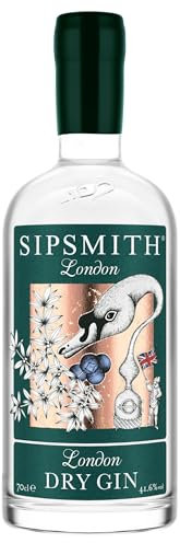 Sipsmith | London Dry | Made in London | Craft | Gin | Smooth | Juniper | Copper Pot Still | Classic | 41.6% ABV | 70cl