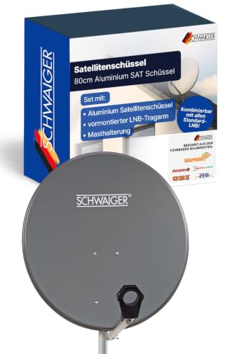 Schwaiger SPI2080 018 Grå satellitantenn