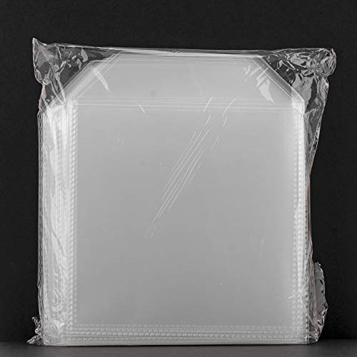 200 CD DVD Disc Clear Cover Cases Plastic 120 Micron Sleeve Wallet - 2 X 100 Pack