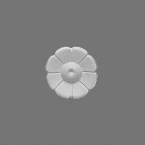 Corner Element Moulding Ceiling Rose Rosette Flower Stucco Decoration Orac Decor P20 LUXXUS 6.5 cm Diameter