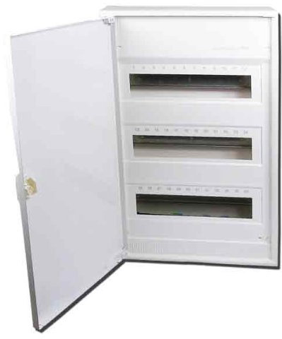 Hager Aufputz Verteiler Volta VA36CN 3-reihig mit Tür VA36T Verteilerkasten IP30