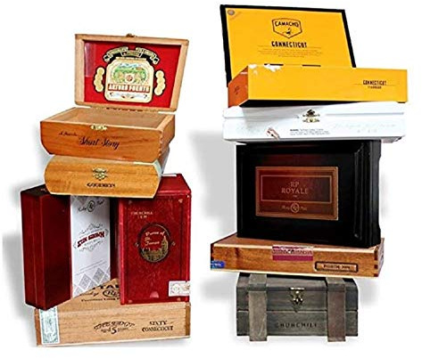 Wooden Empty Cigar Boxes Pack of 10 Empty
