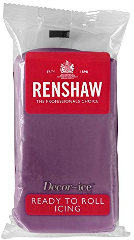 500g Renshaw Ready Roll Icing Fondant Cake Regalice Sugarpaste DEEP PURPLE