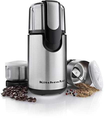 KitchenAid Blade Coffee Grinder and Spice Grinder Combo Pack, Onyx Black