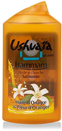 Ushuaïa - Hammam Huile de Douche Satinante à l'Huile d'Onagre & Fleur d'Oranger (250 ml)