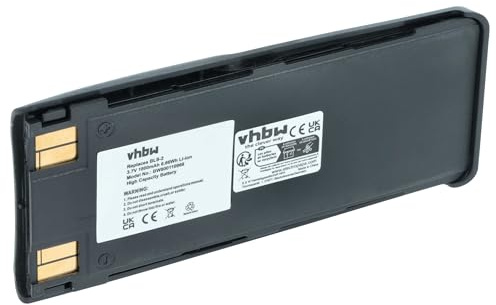 vhbw Akku kompatibel mit Nokia 6138, 6150, 6160, 6180, 6185 | 6210 Handy Smartphone Telefon (1800 mAh, 3,7 V, Li-Ion) + Ersatz für BLS-2, BLS-2N, BLS-4, BMS-2S, BPS-2