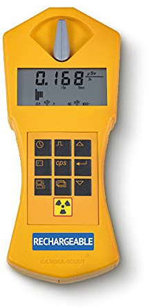 GAMMA-SCOUT Rechargeable | Compteur Geiger de radioactivité avec batterie rechargeable, utilisation comme dosimètre personnel, appareil de mesure des rayonnements, y compris interface USB & logiciel