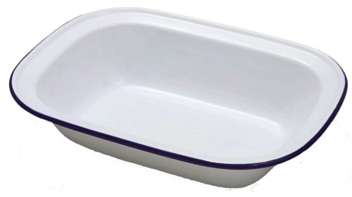 Falcon 6 x 24cm Oblong Pie Dish - Enamel