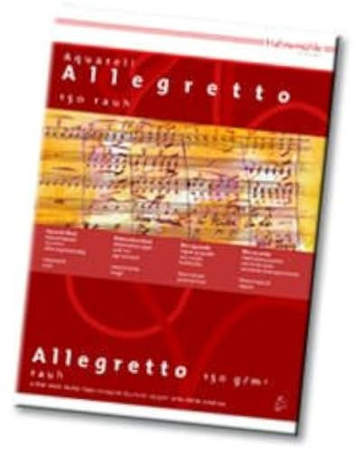 Aquarellblock Allegretto fein rau 150g/m², DIN A4, 10Blatt