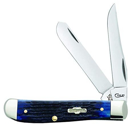 Case Cutlery Mini Trapper Blue Bone