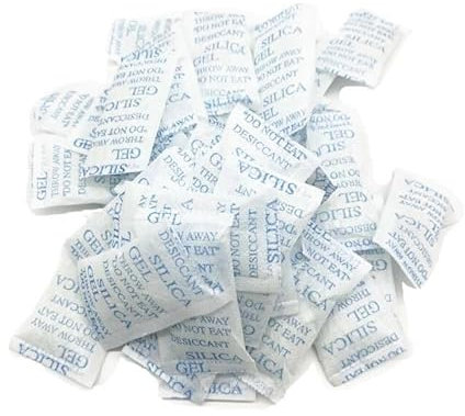 30 paquets de 10 grammes paquets de coton du gel de silice déshydratant Moistureproof