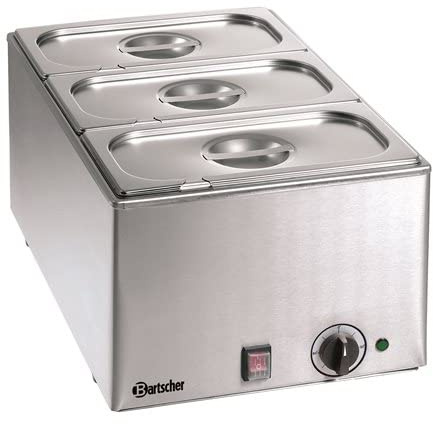 Bartscher Bain Marie 3x 1/3GN 150mm 84198180 Art. 200233