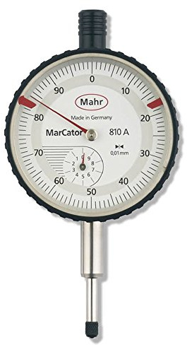 Messuhr Mahr Analog MarCartor 810 A Messspanne: 0-10 mm Ablesung: 0,01 mm