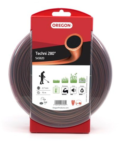 Oregon Techni 280 545820 Heat Resistant Trimmer Line for Over Grown Grass and Weeds