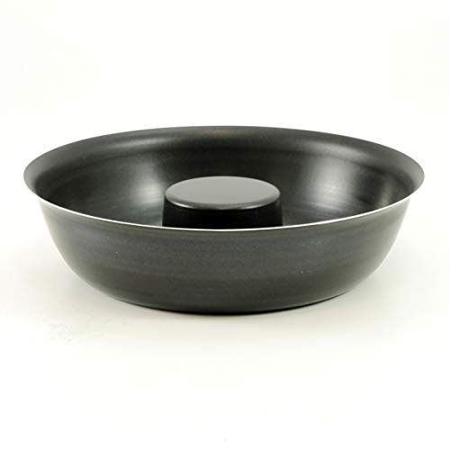 Pentole Agnelli Family Cooking Rame e Pasticceria COFA43726 Ciambella Alluminio Antiaderente, Diametro 26 cm, Nero