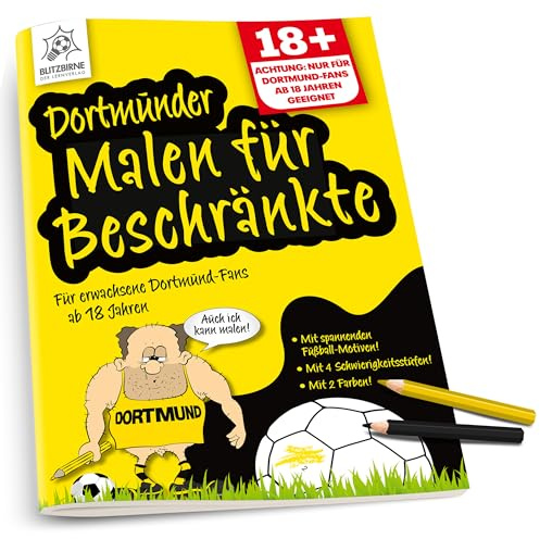 Ligakakao Dortmund Fanartikel ist Dortmunder Malbuch für Beschränkte Geburtstags Geschenk Kollege Mann Freund Bruder Weihnachten Fußball Scherzartikel Überraschungsgeschenk Wichteln