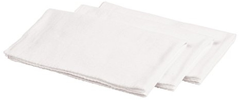 Carrand 40069 11 x 17 Diaper Soft Polishing Cloth (10-Pack) , red