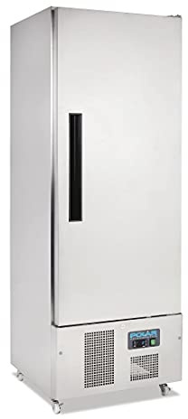 Polar Refrigeration G-Series 300W Upright Slimline Fridge 440 Litre, Stainless Steel, -2°C to 5°C, 1950(H)x685(W)x710(D)mm, Energy Rating C, 3 Shelves, Usable Capacity: 313 Ltr, R600a | G590