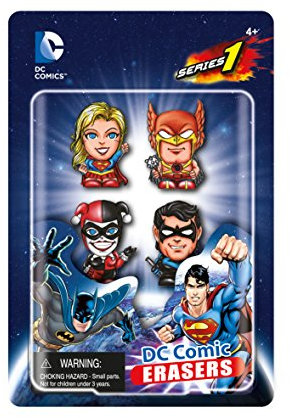 DC Comics Radiergummis 4er-Blister Set C