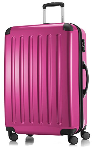 Hauptstadtkoffer ALEX - Erweiterbarer Hartschalenkoffer 75 cm (119 L) mit TSA-Schloss – robuster Trolley-Reisekoffer mit 4 Doppelrollen, Magenta | ABS/PC-Hartschale · TSA-Zahlenschloss · Erweiterbar · 4 Rollen · Austauschbare Ersatzteile · Aufgabegepäck · Urlaub · 2-3 Wo