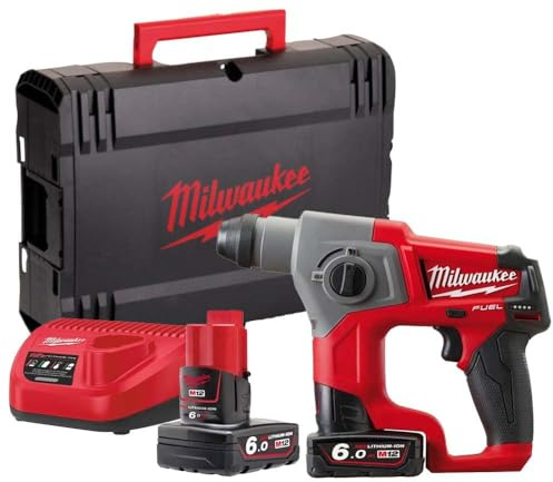 M12 CH-602X Fuel™ SDS Hammer 12V 2 x 6,0Ah Li-Ion