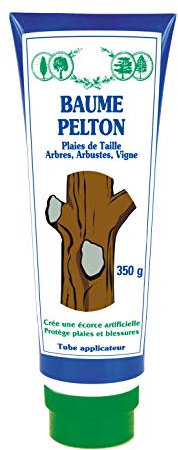 PELTON FERTILIGENE BAUME - Baume Protection Plaies de Taille, Arbres, arbustes, vignes 350 g - Crée une écorce artificielle, protège les plaies et blessures-Prêt à l'emploi- Tube applicateur intégré