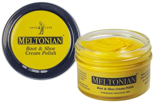 Meltonian Cream Shoe Polish - Leather Shoe Polish - Beeswax - Restores and Protects - Over 60 Colours