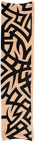 Boland - Tattoo Ärmel, 1 Paar, Einheitsgröße, mehrfarbiges Motiv, Überzieher, dehnbar, Kostüm, Verkleidung, Accessoire, Mottoparty
