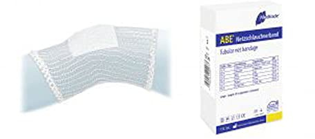 Meditrade 5172 Abe Netzschlauchverband, 5,5 cm Breite x 25 m Länge, Größe 6, Kopf