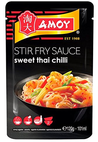 Amoy Straight To Wok Sweet Thai Chilli Stir Fry Sauce 120G