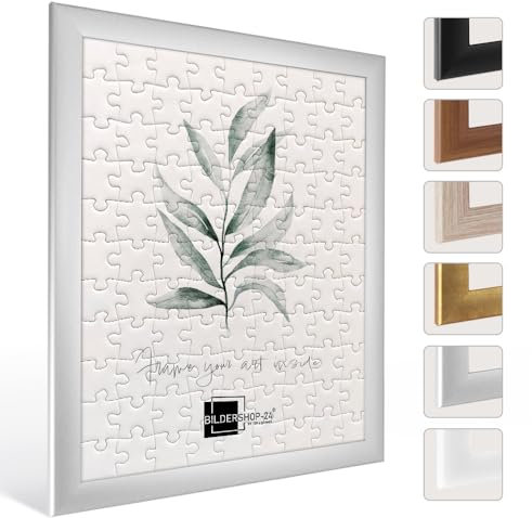 Bildershop-24 Cadre à puzzle/photo Valencia 34X48cm Alu poli pour 300-500 Pièces